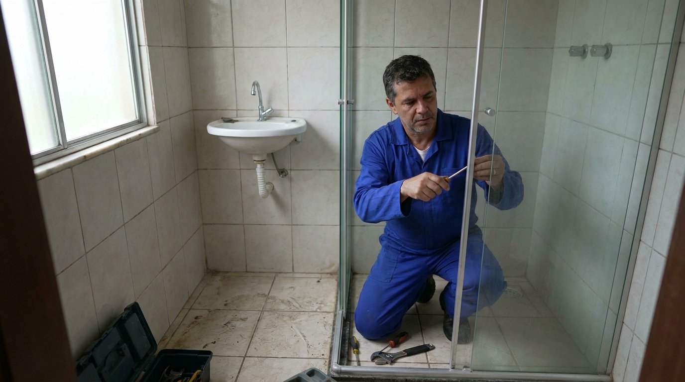Troca de Roldanas e Trilhos em Londrina‑PR